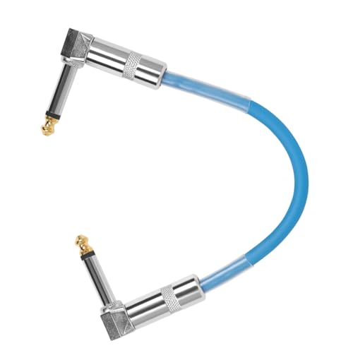 ibasenice Kabel Für Elektrische Gitarre Gitarrenpedal Leistung Gitarrenverstärkerkabel Kette Patch-kabel Stromversorgung Gitarrenkabel Umschalter Patchkabel Gitarre Pedalboard-kabel Pvc Blue von ibasenice