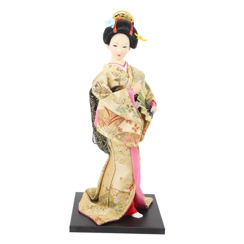 ibasenice Kimono-Puppe Home Decoration hausdeko wischtelgeschenk Kimono-Dekoration Anime-Puppe dekorative Kimonopuppen japanische Kimonopuppe japanische Schreibtischdekoration Seidentuch von ibasenice