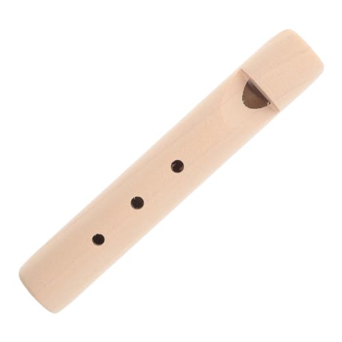 ibasenice Kinderflöte DIY- Kinderinstrument kinder musikspielzeug Mini holzspielzeug pfeife spielzeug Pfeife für Kinder Flöteninstrument aus Holz Zug-Geburtstagsdekorationen Khaki von ibasenice