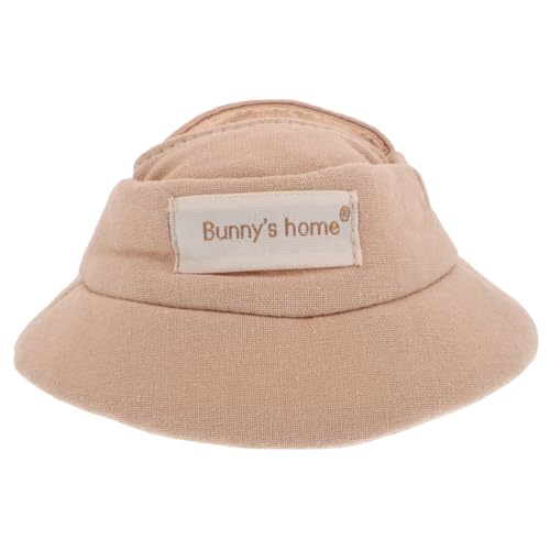 ibasenice Kleberpuppenhut Miniaturhüte Basteln Puppenhüte Miniatur-puppenhut Hutpuppendekore Miniaturhut Austauschbare Puppenkleidung Hut Für Minihauspuppe Puppenmütze Polyester Khaki von ibasenice