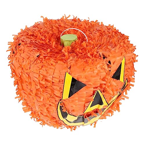 ibasenice Kürbis Piñatas Mini-Kürbis- Kinderspielzeug Schneckenspielzeug Dekoration Goo halloween pinata halloween deko gefülltes Pinata- aus Papier Orange von ibasenice