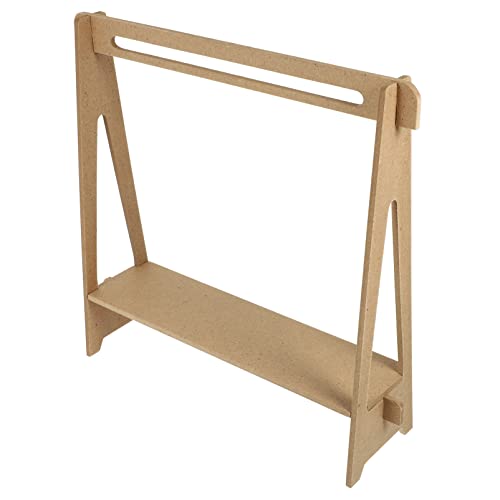 ibasenice Mini Kleiderbügel Rack Holz Puppe Kleidung Rack Für Puppe Kleidung Lagerung 1/6 1/8 von ibasenice