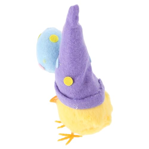 ibasenice Osterdekorationen frühlingsdeko ostern ostergeschenke tischdeko ostern Miniaturkaninchen Wassertisch für Kleinkinder 1-3 Hase Osterei- Ostern Plüschtier Tuch Violett von ibasenice