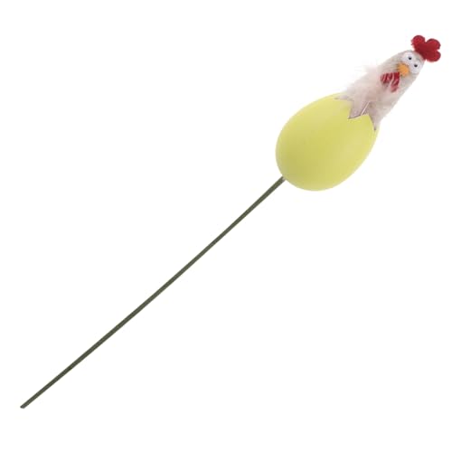 ibasenice Ostern Küken Picks Dekorationen Niedlicher Flauschiger Hahn Ornament Küken Eierschalenform Dekorative Picks Für Zuhause Vasenfüller Partyzubehör von ibasenice