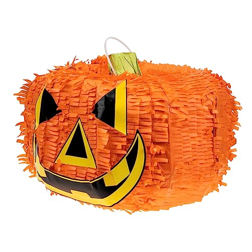 ibasenice Party-Anhänger Taschen für Halloween-Leckerbissen Fiesta-Piñata Babyparty-Piñata halloween costume halloween kleidung Halloween-Party- Pinata- Papier Orange von ibasenice