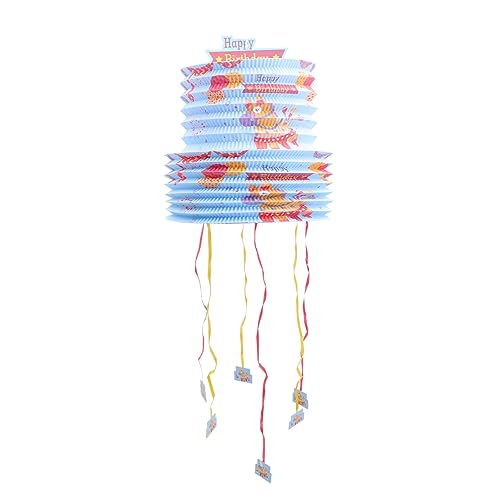 ibasenice Piñata Geburtstagsdekorationen für Jungen Pinata Mädchen Ende spaß the dekoringe candy crapper конфеты gefülltes Geburtstag Papier Blue von ibasenice