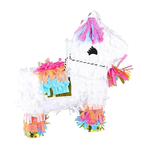 ibasenice Pinata-Geschenkbox halloween pinata mitgebsel kindergeburtstag Pinata-Bündel mit Fledermaus mit verbundenen Augen Thema Geburtstagsfeier Party Pinata- in Pferdeform von ibasenice