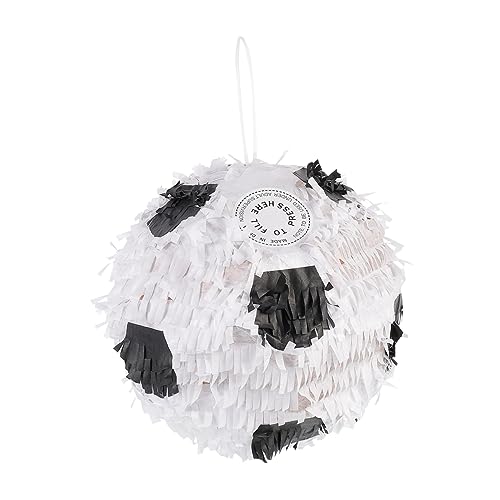 ibasenice Piñata Sportballpapier Hängend Pinata-spiel Fußballspiel Fußball-papierlaternen Thematisiert Fußball-partyspiel Dekorationen Vierzehn Tage Fußball-party-pinata Fußball-pinata von ibasenice