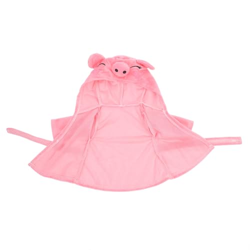 ibasenice Puppen Kleidung Puppenpyjama Outfits Meerjungfrau Puppenkleidung Puppenbademantel Puppenbekleidung Puppenkleider Puppennachthemd Puppen-Cartoon-Kleidung Puppenzubehör Flanell Rosa von ibasenice