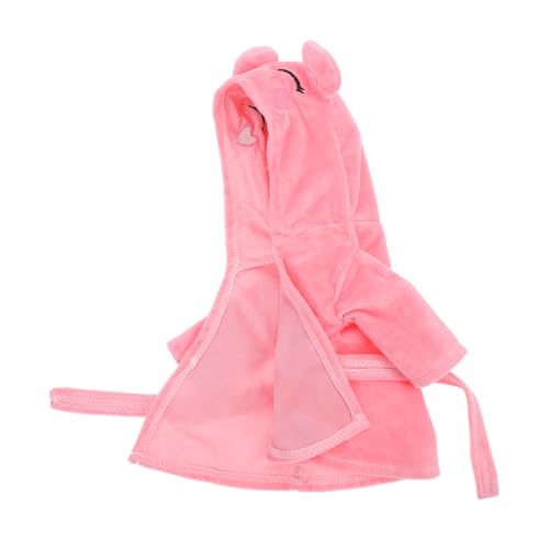 ibasenice Puppen Kleidungen Puppenpyjama Puppenkleidung Puppenmode Puppenzubehör Für Neugeborene Kleidung Für Wiedergeborene Babypuppen Puppen Ersetzen Kleidung Puppenkostüm Für Kinder Flanell Rosa von ibasenice