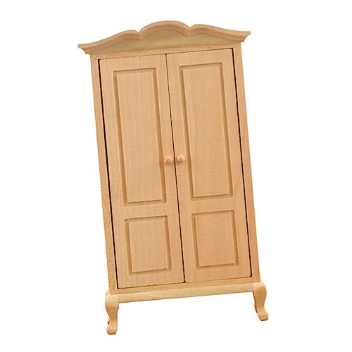 ibasenice Viktorianisches Puppenhausmöbel-Set Im Maßstab 1/12 – Mini-kleiderschrank Und Kommode Aus Holz Für Die Puppenhausdekoration ibasenice Viktorianisches Puppenhausmöbel-Set Im Maßstab 1/12 – Mini-kleiderschrank Und Kommode Aus Holz Für Die Puppenhausdekoration von ibasenice