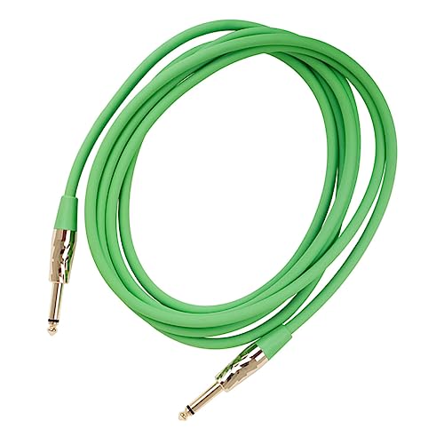 ibasenice lichtleiterkabel optikalkabel power cord intelligenter Stecker Gitarrenpedalbrett Pole Audioverbindungskabel Patchkabel für E-Gitarre Mit Kunststoff ummantelter Kupferdraht Green von ibasenice