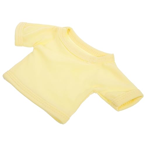 ibasenice puppenkleidung Puppen Kleidung Puppenbekleidung Puppenkleider Puppenoutfit Puppenmode Puppenhaus Plüsch Mädchen zartes Puppendekor Wiederverwendbares Puppenkostüm Baumwolle Yellow von ibasenice