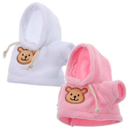 ibasenice üsch Bär Kleidung Mini Bär Outfit Hoodie Für Große üschtiere Und Weiße Sweatshirts Zum Anziehen Für Kuscheltiere Und Puppen von ibasenice