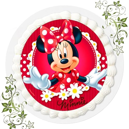 Fondant Tortenbild, Zuckerbild Essbares Foto für Torten, Tortenaufleger Ø 20cm - Micky Maus Nr. 68 von ich