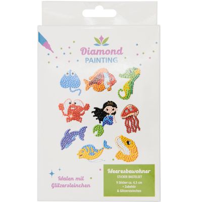 Diamond Painting Sticker Meeresbewohner von iden