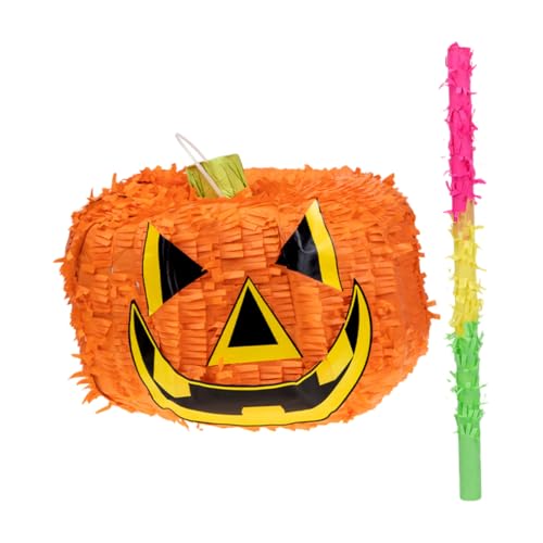 1 Satz Kürbis Piñatas Süßigkeiten-Kürbis-Piñata Kürbis-Foto-Requisite halloween dekoration halloween kürbis Halloween-Party-Pinata Neuartiges Pinata-Dekor Papier Orange ifundom von ifundom