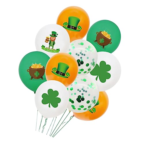 ifundom 1 Satz Ballondekoration Weihnachtsdeko St. Patrick's Day Dekorative Luftballons Festival-latexballons Einzigartige Latexballons Zubehör Für Partydekoration Heimdekoration Emulsion von ifundom