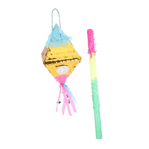 ifundom 1 Satz Diamant-piñata Piñata Süßes Spielzeug Piñata Für Kinder Lustiges Piñata-spielzeug Süßigkeitenspielzeug Kinderspielzeug Im Freien Pinata Für Erwachsene Papier Colorful von ifundom