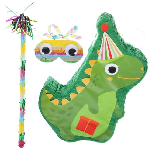 ifundom 1 Satz Dinosaurier-pinata Kinder-piñata Pinata-fledermausstock Esel Pinata Geburtstagsschmuck Neuheit Piñata Süßigkeitsspiel Pinata Tierische Piñata Lustige Piñata Dekor Papier von ifundom