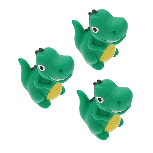 ifundom 1 Satz Dinosaurier-plugin Dinosaurier-figur Kuchen Dinosaurier-geburtstagsparty-zubehör Monster Dino Figuren Saurier Tortenaufsatz Geburtstagstorte Vinyl Green 3st von ifundom