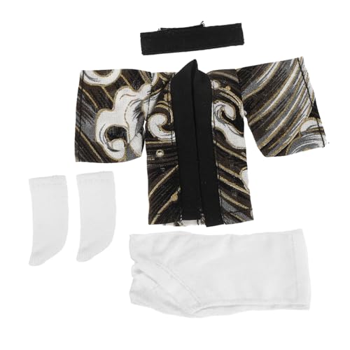 ifundom 1 Satz Kimono-Set für Babykleidung Puppenkleidung japanische Kimono-Robe Puppen Kimono Set Puppen Outfit für Fotografie Kimono-Outfit Puppe dekorative Kleidung Puppenkostüm Stoff von ifundom