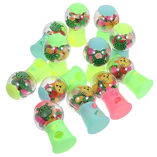 ifundom 1 Satz Kleine Gashapon-maschine Aus Gummi Fun Toys for Spaßiges Spielzeug Für Kinder Klauenmaschine Für Kinder Kinderspielzeug Puzzlematte Radiergummi Schulbedarf Plastik 12st von ifundom