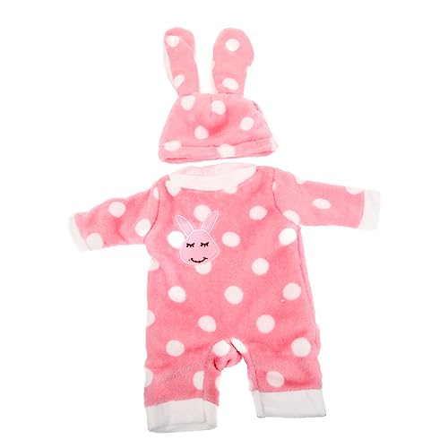 ifundom 1 Satz Puppenkleidung wiedergeborene Babypuppen Amerikanische Puppen für Mädchen Kinderkleidung Puppen Set Puppen Kleidung schönes Puppenkostüm -Mädchen-Pyjama Stoff Rosa von ifundom