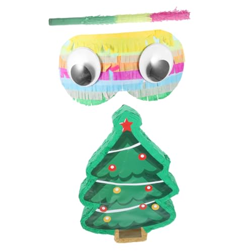 ifundom 1 Satz Stereo-Piñata weihnachtsdeko spaß weihmachtsdeko party dekoration weihnachtsbäume Weihnachtsbaum-Pinata-Dekor dekorative Piñata weihnachtsfeier liefert lustige Piñata Papier von ifundom