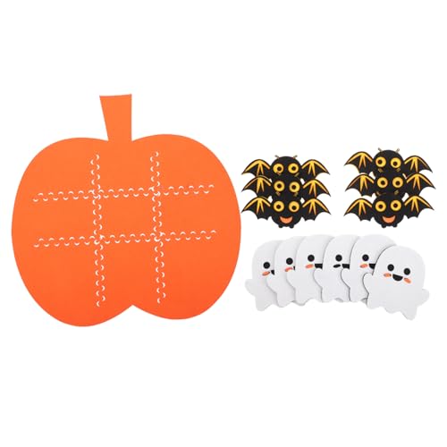 ifundom 1 Set Halloween Filzmatte Lernspielzeug Partyzubehör Party Requisiten Neuartige Spielmatten Kognitives Lernspielzeug Für Kinder DIY Geisterschläger Filzgleiter von ifundom