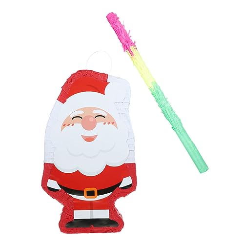 ifundom 1 Set Kinder Weihnachten Pinata Weihnachten Süßigkeiten Weihnachtsdekorationen Weihnachtsbaum Dekorationen Party Anhänger Roman Weihnachtsmann Pinata Weihnachtsmann Party von ifundom