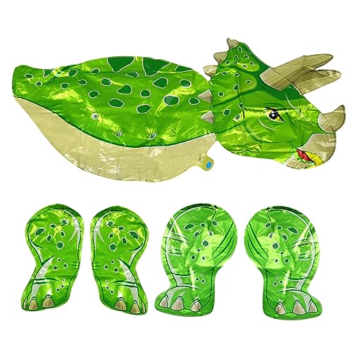 ifundom 1 Stück Dinosaurier Aluminium Ballon Dschungelthema Partyzubehör 3D Dinosaurier Partyballon Dinosaurier Ballon Geburtstagsballon 3D Folienballon Tyrannosaurus Ballon von ifundom