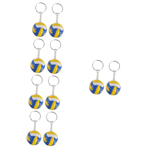 ifundom 10 Stk Volleyball-Modellspielzeug schlüsselanhänger schlüsselkette Basketball-Sachen Fußballzubehör kinder fussball spielzeuge Kindertaschenanhänger bezaubernder Taschenanhänger von ifundom