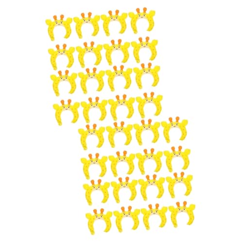 ifundom 100 Stk Stirnband Aluminiumfolie Ballon Tier aufblasbar Waldballon Aufblasbare Stirnbänder für Kinder küchendekoration babyshowerparty Ballon-Stirnband Tier-Stirnbänder Yellow von ifundom