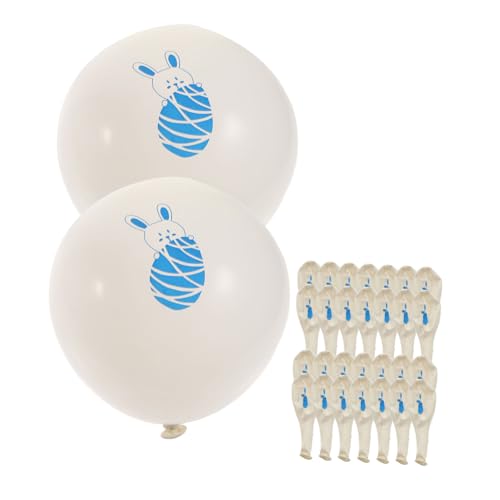 ifundom 100St Hasenballon kindergeburtstags dekoration ostern luftballons balons Ballonclips für den Bogen Blasenpartydekorationen ostern party favor luftballons Osterparty-Ballon Sky-blue von ifundom