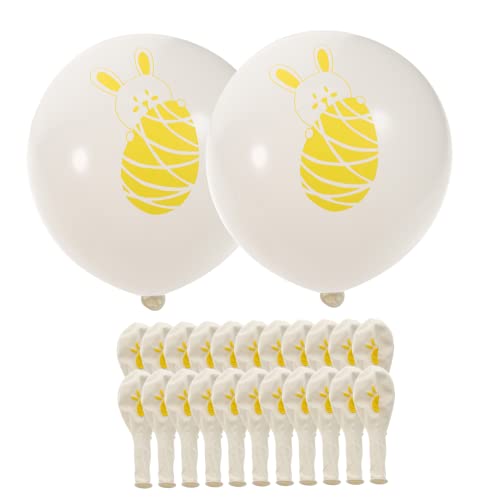 ifundom 100pcs Ostern Design Luftballons Ostern Themen Party Bunny Balloons Partyzubehör von ifundom