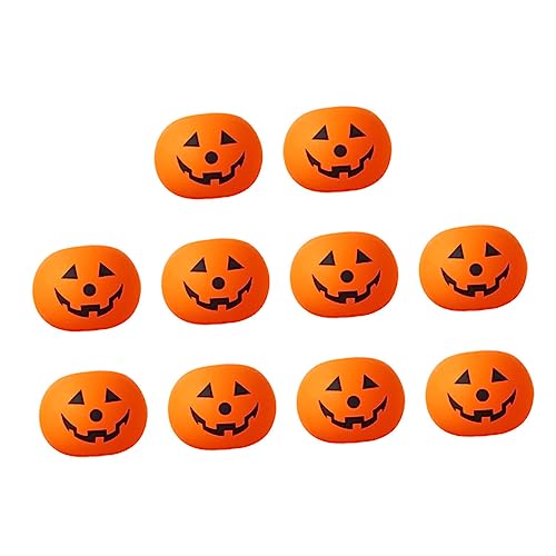 ifundom 10St Ballon halloween theme halloweenkürbis Glowing balloons Party balloon Halloween-Kürbis-Dekoration Halloween-Kürbis-Ornament Halloween-Versorgung Partyzubehör Emulsion Orange von ifundom