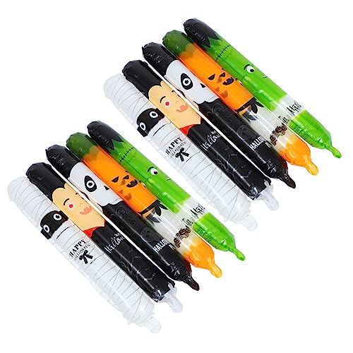 ifundom 10-teiliges Halloween-ballon-stick-set Aufblasbarer Stick für Halloween-party Dekoratives Spielzeug für Jungen und Mädchen von ifundom