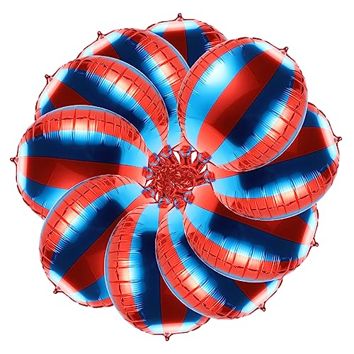 ifundom 10st Runder Ballon Aus Aluminiumfolie Heliumballons Zirkus Dekorationen Aufblasbare Ballons Silvesterdekoration 2023 Luftballons Zur Babyparty Zirkus-geburtstagsparty-dekorationen von ifundom