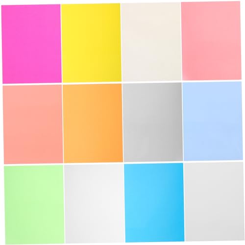 ifundom 12 Blatt Schrumpfpapier Handgefertigtes Material DIY Material DIY Herstellungsbedarf DIY Bastelbedarf Kindergarten DIY Versorgungsmaterial Schrumpfbares Kunsthandwerk von ifundom