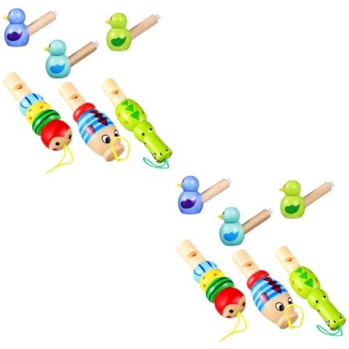 ifundom 12 Stk Cartoon-vogelpfeife Zinn Entwicklungsspielzeug Für Kleinkinder Cartoon-pfeife in Tierform Kleinkindpfeife Süße Pfeife Für Kinder Instrument Pfeife Spielzeug Horn Musical Pvc von ifundom