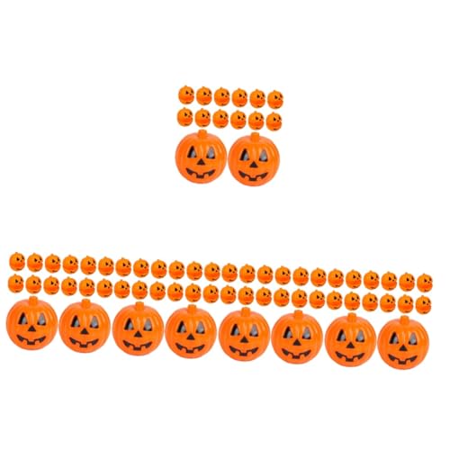 ifundom 120 Stk Kürbis-Blindbox Süßigkeitenglas Halloween-Spielzeug Mini-Kürbis Kürbis-Spielzeug Kürbis-Party aufbewahrungskorb halloween deko Desktop-Dekor Süßigkeitenhalter pp Orange von ifundom