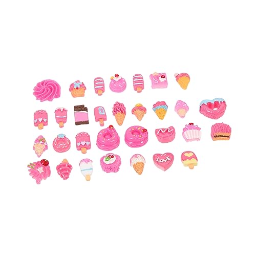 ifundom 120 Stück DIY Zubehör Charms Flatback Kawaii Flatback Candy Charms Telefonabdeckungszubehör Telefonschalenzubehör Mini Essen Mini Dekor 3D Telefonhülle Niedliches Kawaii Handwerk von ifundom