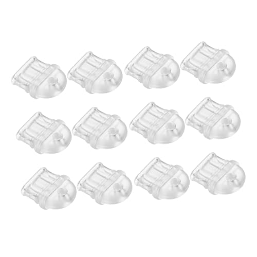 ifundom 12st Staubschutzstecker des Ladeanschlusses Scharniere Zum Schließen Von Türen Tankadapter Phiole Nachfüllbarer Schaumseifenspender Haken Bemalbare Fuchsmaske PVC Transparent von ifundom