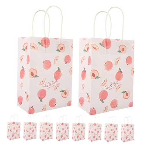 ifundom 18 Stk Handtasche Geschenktüte Aus Papier Partygeschenktüten Große Geschenktüten Vorhandener Verpackungsbeutel Präsenttaschen Geschenktüten Aus Papier Papiertüte Mit Griffen von ifundom