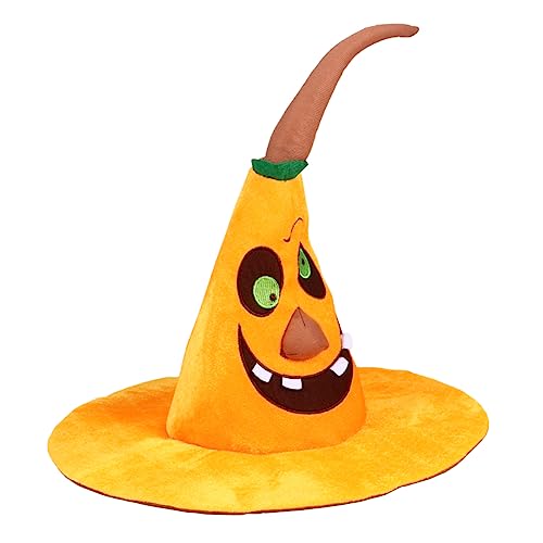 ifundom 1Stk Halloween-Zauberhut halloween hut halloween kleidung Children hat halloween decoration Unique hat Adult hat Halloween-Hüte Hut Kostüm Performance-Hut Cosplay-Kostüm Samtstoff von ifundom