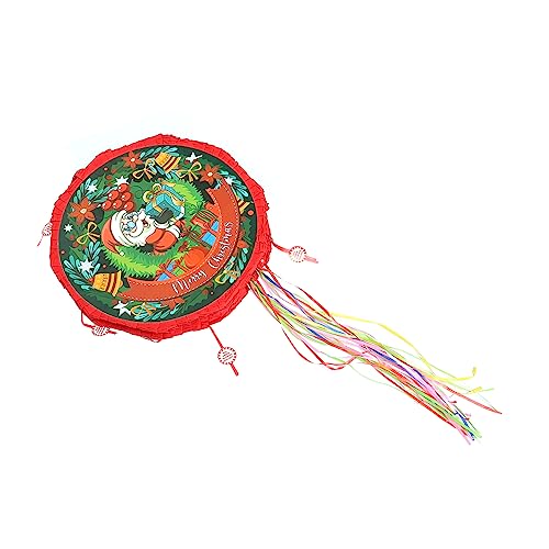 ifundom 1Stk Weihnachtspinata Spender Spiele Laterne vier weihnachts party weihnachten party schokotaler Pinata für die Weihnachtsfeier Weihnachts-Piñata Papier Colorful von ifundom