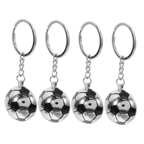 ifundom 20 Stk Fußball Schlüsselanhänger Mini-fußball-schlüsselanhänger Fußballspiel-souvenir Hängender Fußball-schlüsselanhänger Schlüsselanhänger Für Sportbälle Fußball-charme Metall von ifundom