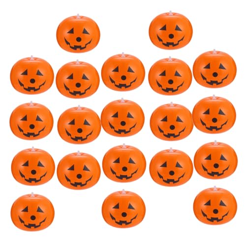 ifundom 20 Stück Kürbis Ballon leuchtende luftballons halloween pumpkin halloween Halloween-Kürbis-Ornamente Halloween-LED-Kürbis Halloween-Kürbisballons Kürbis-Latexballons Emulsion von ifundom