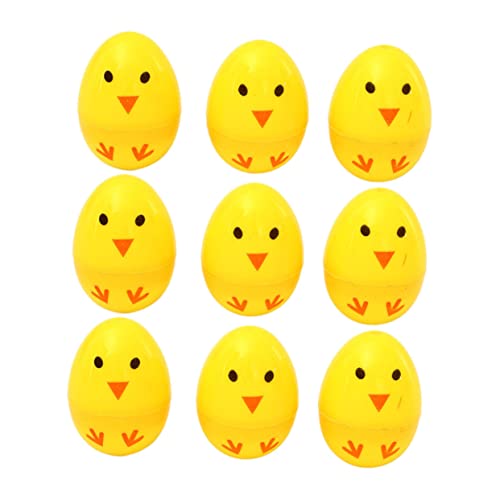 ifundom 24St Osterdekorationen Osteraktivitäten Osterei Kinderspielzeug easter eggs easter toys ozdoby wielkanocne 0stergeschenke ostern offene eier ostern dekorieren ei Yellow von ifundom